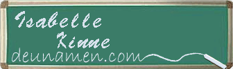 Isabelle Kinne Visitenkarte